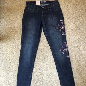 Womens 1x33 Wrangler Skinny Jeans